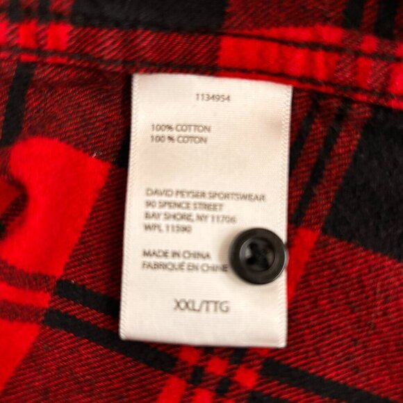 Weatherproof Vintage Cotton Flannel Plaid Button Up Women's XL Shirt - Picture 7 of 11